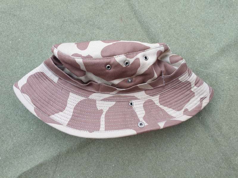 newly made REPRO/ RE-MADE famous SADF era Giraffe camo bush-hat, as new & unused, fits size 58cm