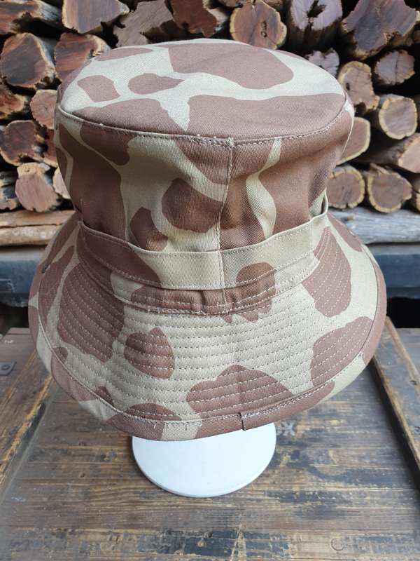 newly made REPRO/ RE-MADE famous SADF era Giraffe camo bush-hat, as new & unused, fits size 58cm