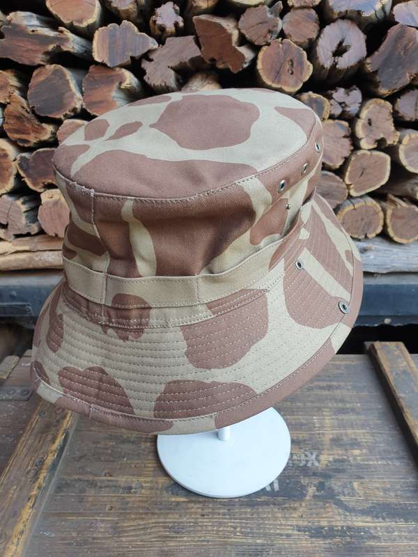 newly made REPRO/ RE-MADE famous SADF era Giraffe camo bush-hat, as new & unused, fits size 58cm
