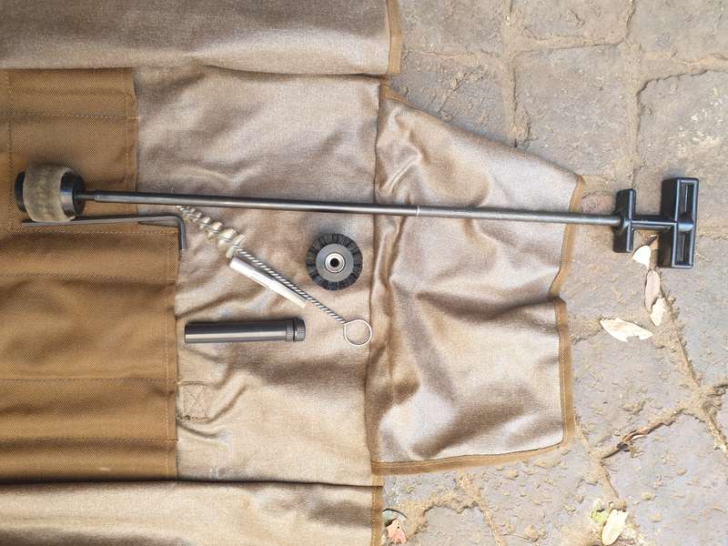 complete & original as new SADF era 40mm MGL grenade launcher nutria roll-up cleaning kit unused