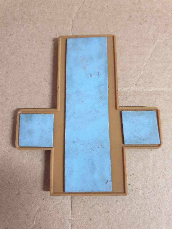 very scarce 100% original SADF era SA Army SAMIL 100 (mil truck) 3D plastic truck bonnet badge