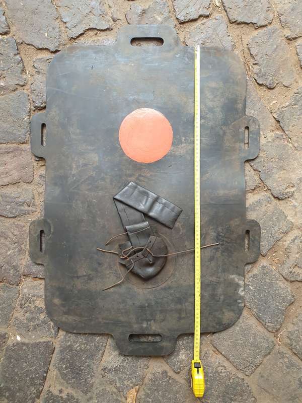 rarely seen as new 100% original black rubber 20lt SWA/Angola period SA SF Recce used water bladder