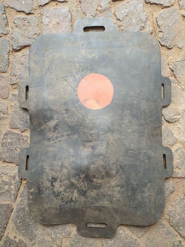 rarely seen as new 100% original black rubber 20lt SWA/Angola period SA SF Recce used water bladder
