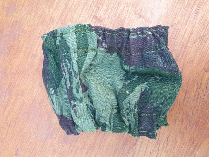 1970/80s style popular bushwar type wrist-watch camo cover (newly sewn) from original Porra HBT camo
