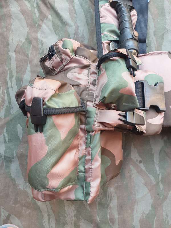 REPRO modern REMAKE patt 90 "cabbage patch" camo Niemoller style SA SF Recce assault vest