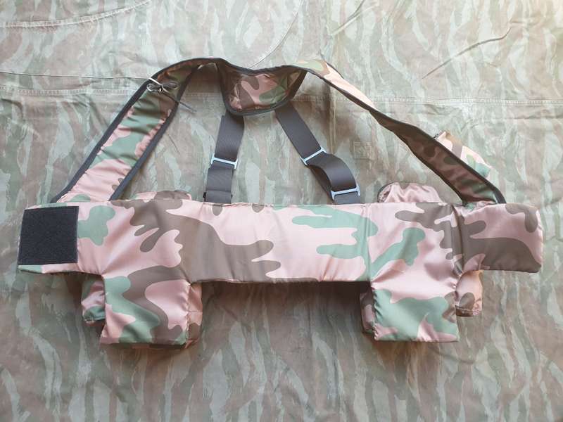 REPRO modern REMAKE patt 90 "cabbage patch" camo Niemoller style SA SF Recce assault vest