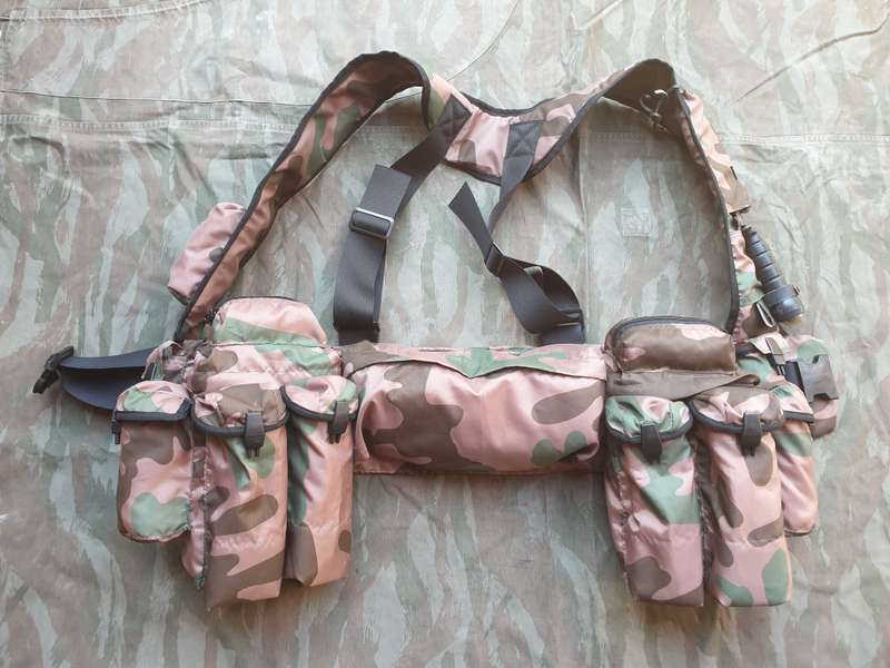 REPRO modern REMAKE patt 90 "cabbage patch" camo Niemoller style SA SF Recce assault vest