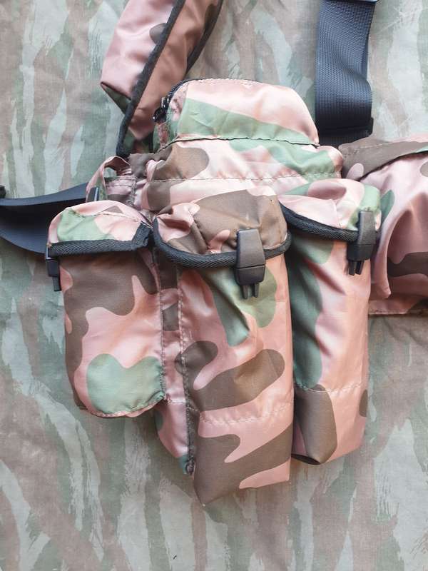 REPRO modern REMAKE patt 90 "cabbage patch" camo Niemoller style SA SF Recce assault vest