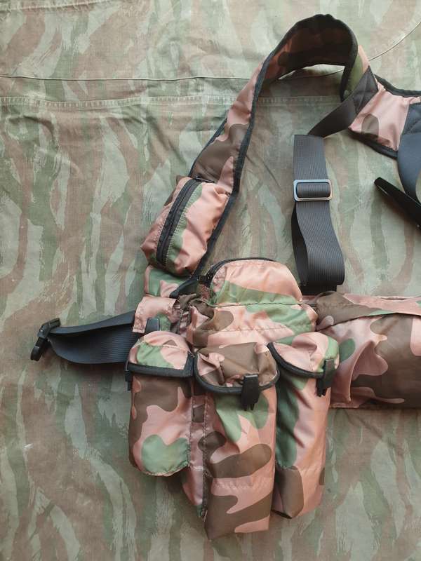 REPRO modern REMAKE patt 90 "cabbage patch" camo Niemoller style SA SF Recce assault vest