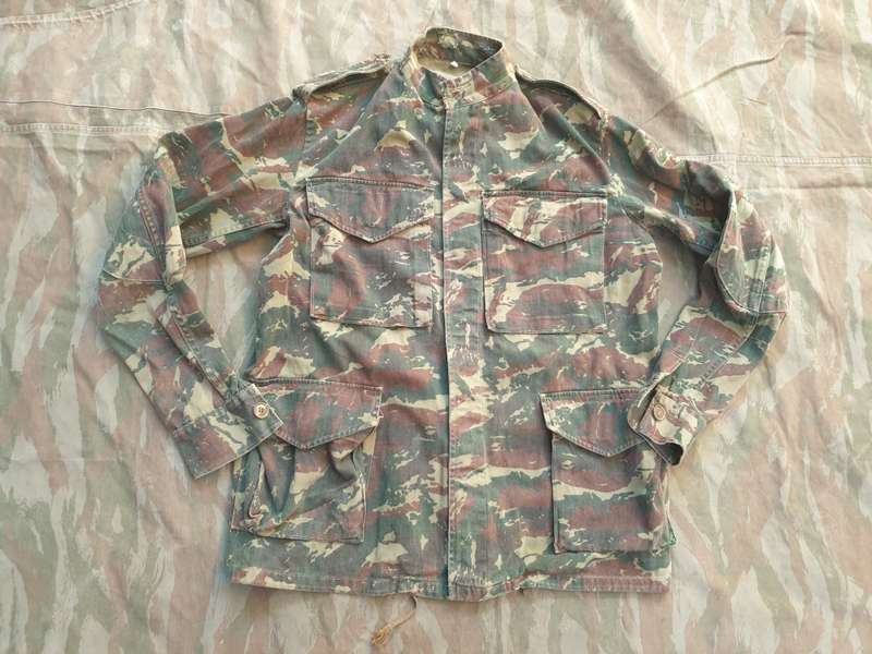 SADF era SA SF Recce SWA/Angola bushwar era type A clandestine copy camo 1st patt wet season jacket