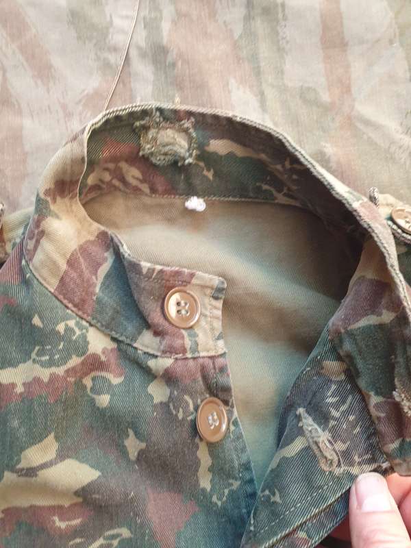 SADF era SA SF Recce SWA/Angola bushwar era type A clandestine copy camo 1st patt wet season jacket