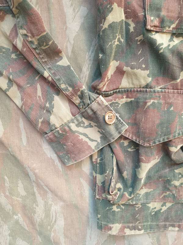 SADF era SA SF Recce SWA/Angola bushwar era type A clandestine copy camo 1st patt wet season jacket