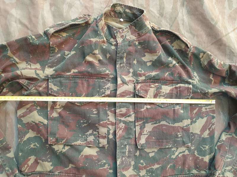 SADF era SA SF Recce SWA/Angola bushwar era type A clandestine copy camo 1st patt wet season jacket