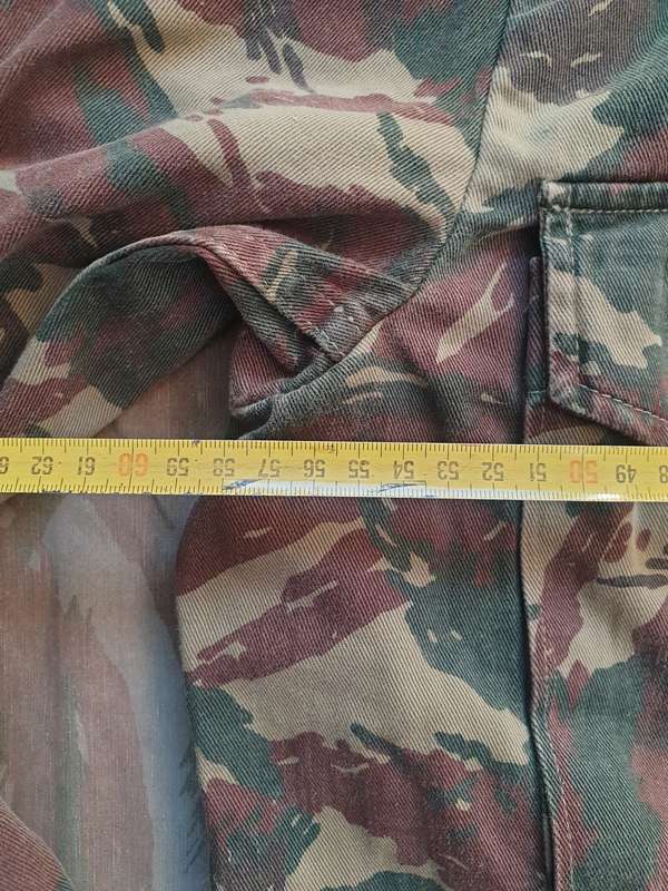 SADF era SA SF Recce SWA/Angola bushwar era type A clandestine copy camo 1st patt wet season jacket