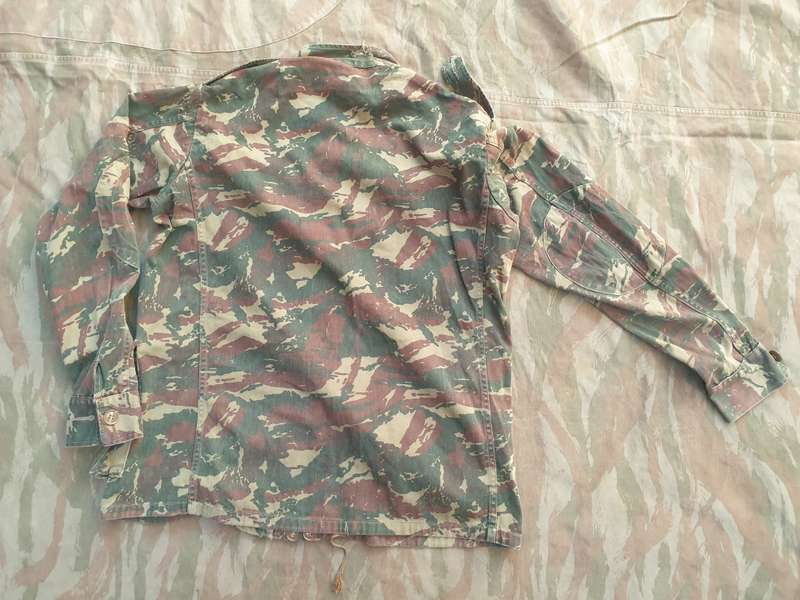 SADF era SA SF Recce SWA/Angola bushwar era type A clandestine copy camo 1st patt wet season jacket
