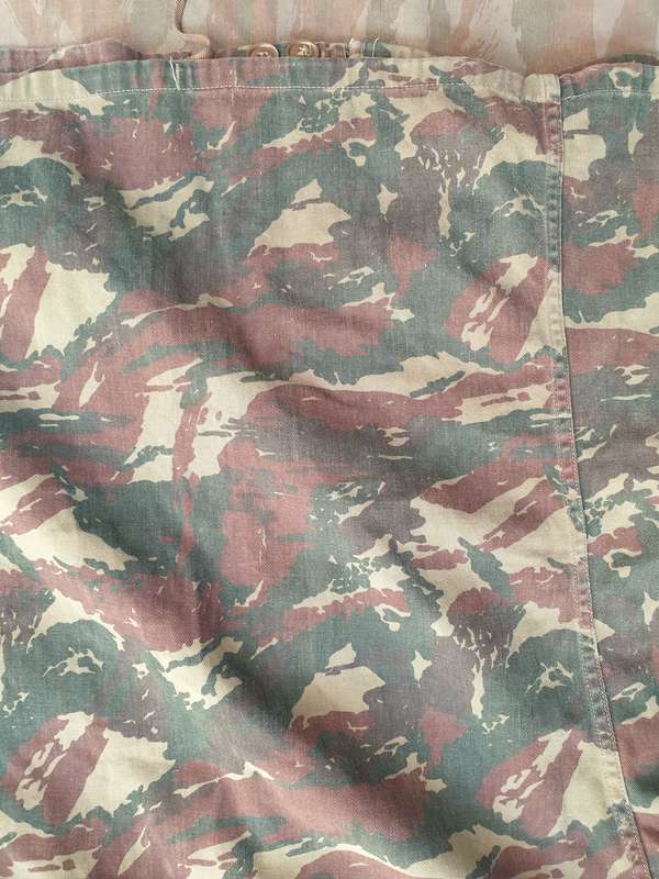 SADF era SA SF Recce SWA/Angola bushwar era type A clandestine copy camo 1st patt wet season jacket