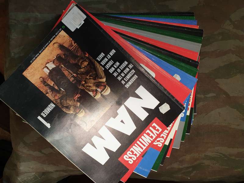 original 80s/90s era NAM Eyewitness series weekly publication was sold in SA nrs 1-13 in slip folder