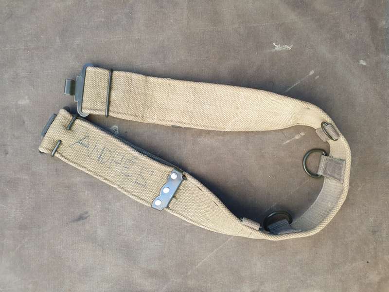 named Rhodesia era patt 69 cotton web-belt in good clean used condition