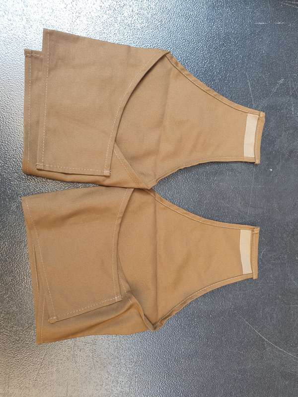 pair 100% original SADF era SWA/Angola bushwar period mint unworn nutria Cpl rank sleeves/brassards