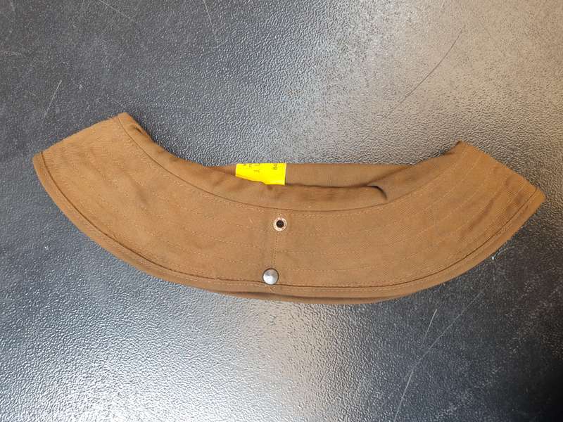 100% mint unused original SADF era SWA/Angola bushwar period nutria "browns" bush-hat aka boshoed sz