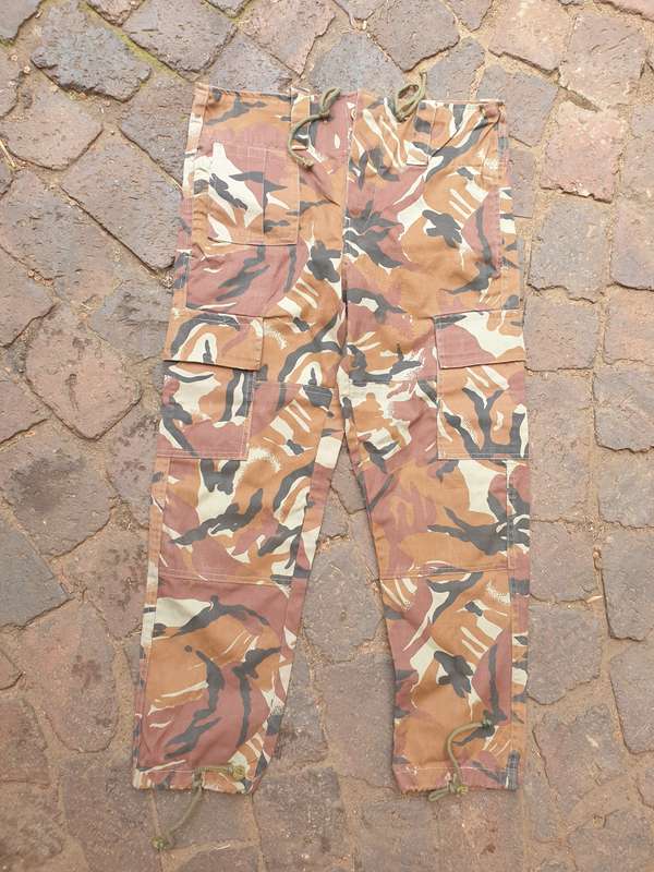 100% original Namibia Police Special Field Forces (SF) uniform issue desert DPM camo trousers small