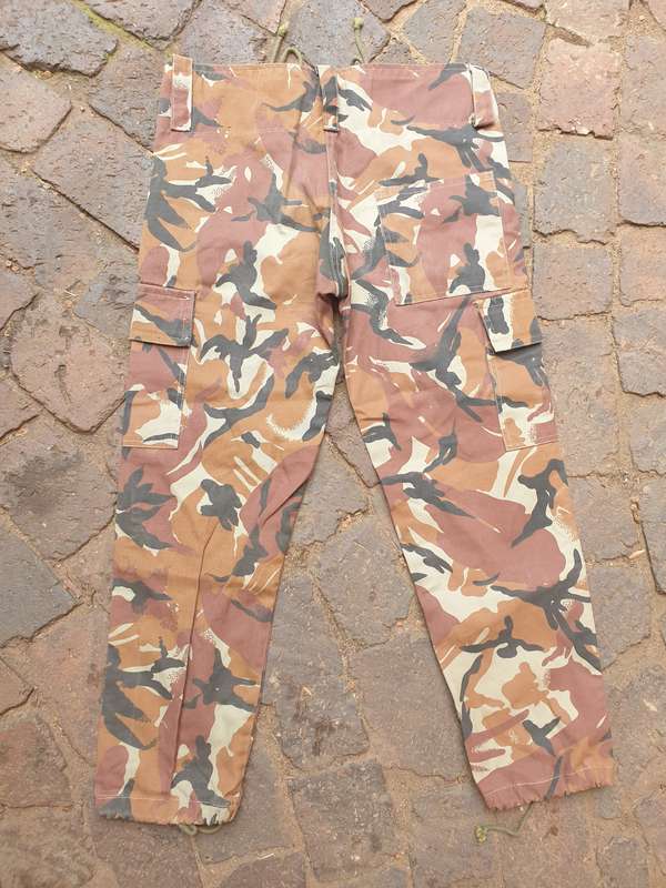 100% original Namibia Police Special Field Forces (SF) uniform issue desert DPM camo trousers small