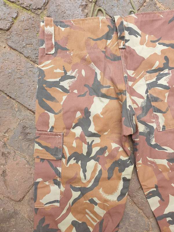 100% original Namibia Police Special Field Forces (SF) uniform issue desert DPM camo trousers small