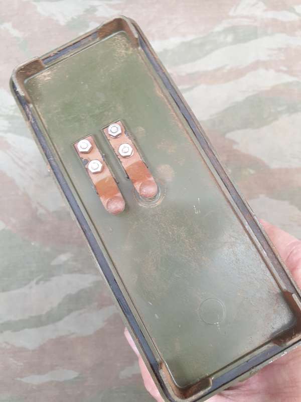original Rhodesian A-76 VHF man-pack bushwar period portable (section) tactical radio "small means"