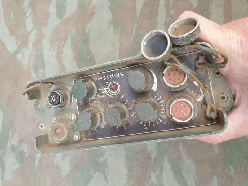 original Rhodesian A-76 VHF man-pack bushwar period portable (section) tactical radio "small means"