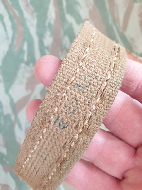 original SADF Army issue School Cadets .22 BSA type falling block rifle used leather & canvas sling