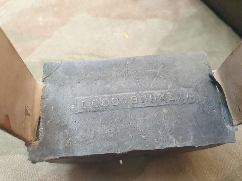 original SWA/Angola bushwar period SADF vehicle rifle mount (eg. in buffel) stock base& barrel clamp