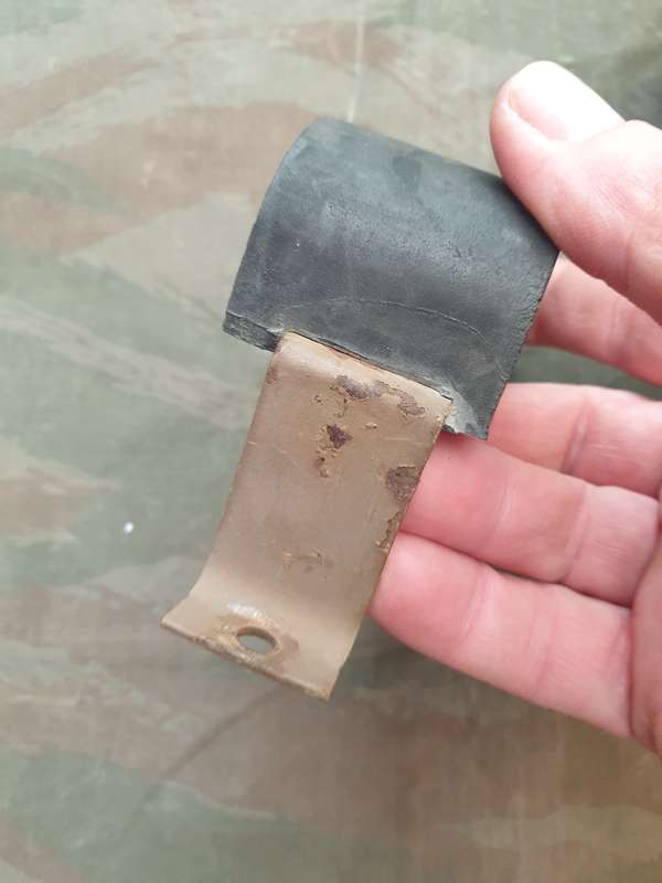 original SWA/Angola bushwar period SADF vehicle rifle mount (eg. in buffel) stock base& barrel clamp