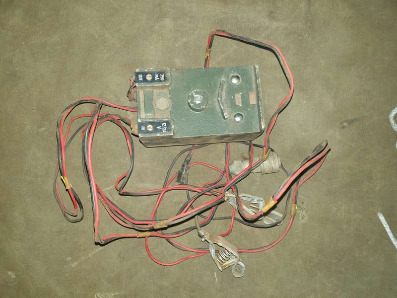 original RACAL made TR48 HF "big means" Rhodesia bushwar era field batt charger used condition