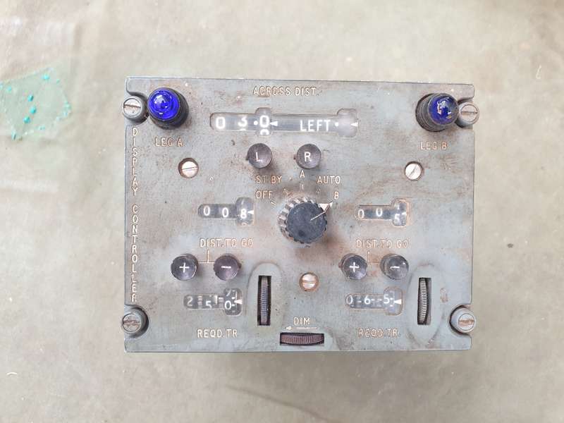 original (SAAF?) aircraft DECCA 9478B Navigator Display Controller (Buccaneer aircraft?) made in UK
