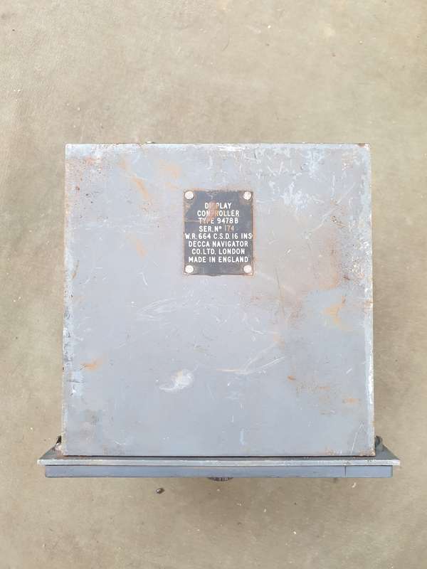 original (SAAF?) aircraft DECCA 9478B Navigator Display Controller (Buccaneer aircraft?) made in UK