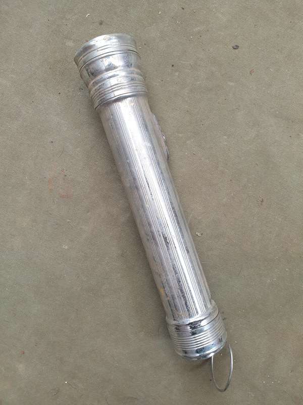 late 80s era civilian EVERYREADY type commercial flashlight as used by SADF troops (unit guard duty