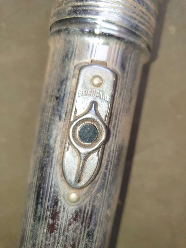 late 80s era civilian EVERYREADY type commercial flashlight as used by SADF troops (unit guard duty