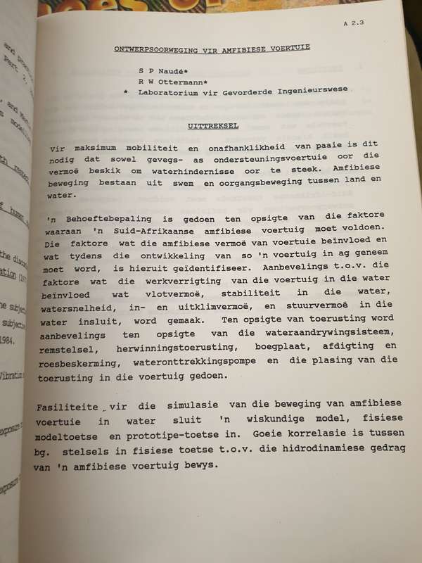 large (A4 size) CSIR and DENEL conference documents folder detail many defence projects circa 1989