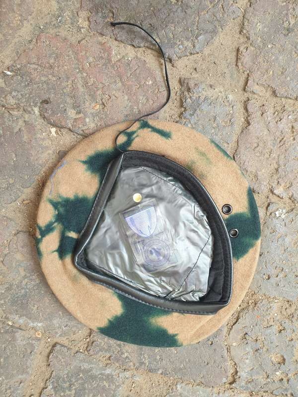100% original SARP/ SASP (Railways Police) camo beret (small size) - NOS and never used
