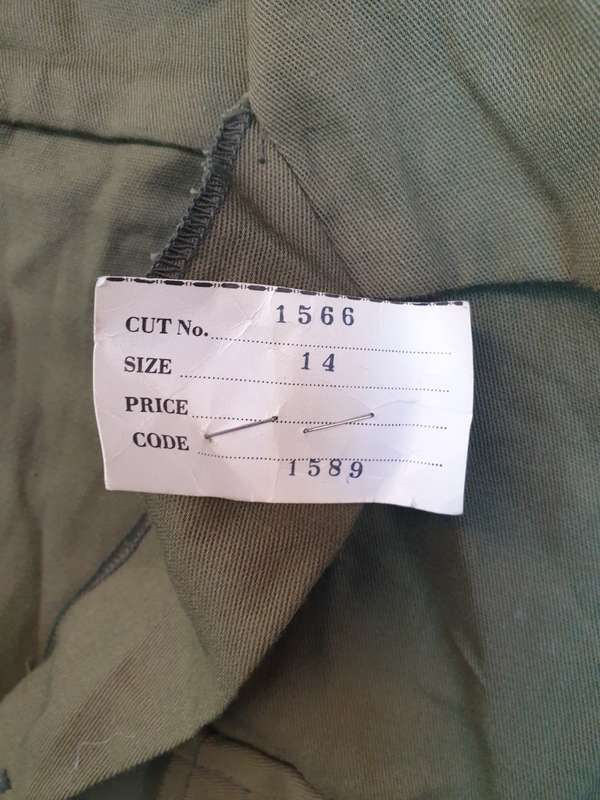 new & unused unknown RSA made s/sleeve medium size uniform shirt - possibly ex bantustan homelands
