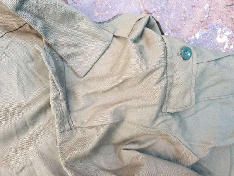 new & unused unknown RSA made s/sleeve medium size uniform shirt - possibly ex bantustan homelands