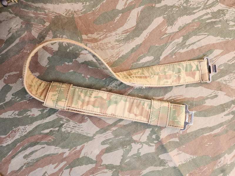 pre-1994 period used pvt purchase SAP 2nd patt camo pistol belt to fit max waist size 40 in