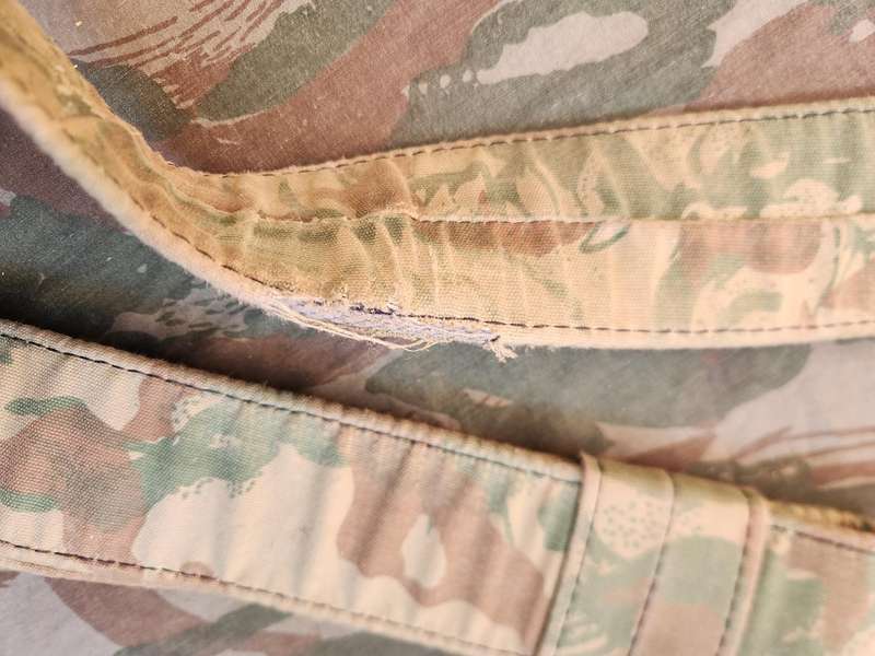 pre-1994 period used pvt purchase SAP 2nd patt camo pistol belt to fit max waist size 40 in
