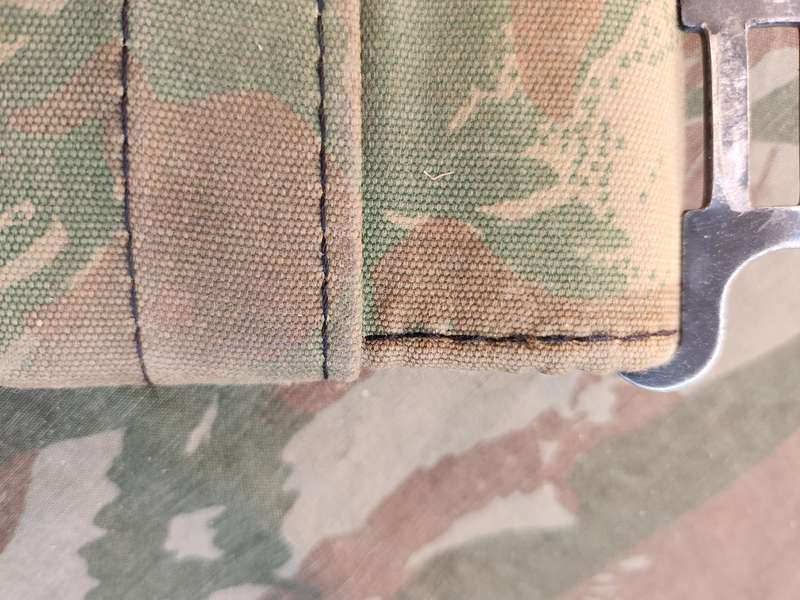 pre-1994 period used pvt purchase SAP 2nd patt camo pistol belt to fit max waist size 40 in