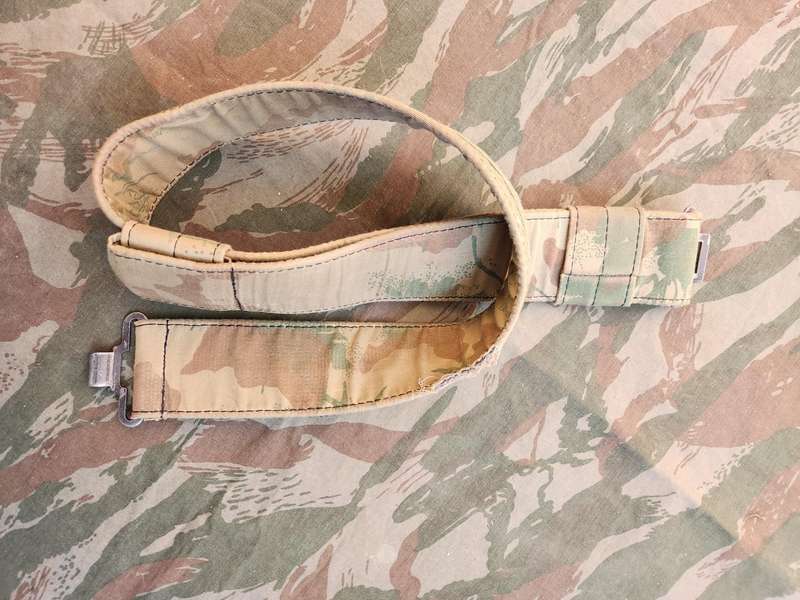 pre-1994 period used pvt purchase SAP 2nd patt camo pistol belt to fit max waist size 40 in