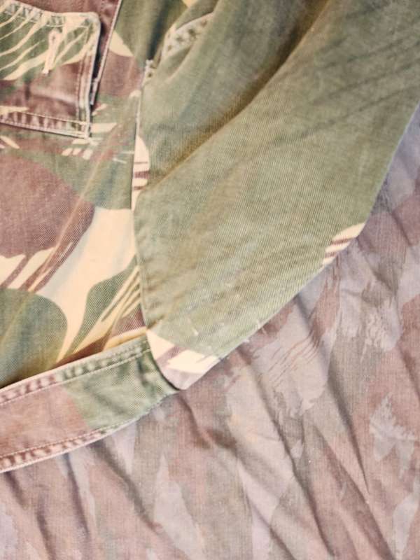 100% original Rhodesian era issue brushstroke camo bush-jacket size X-large and great clean used