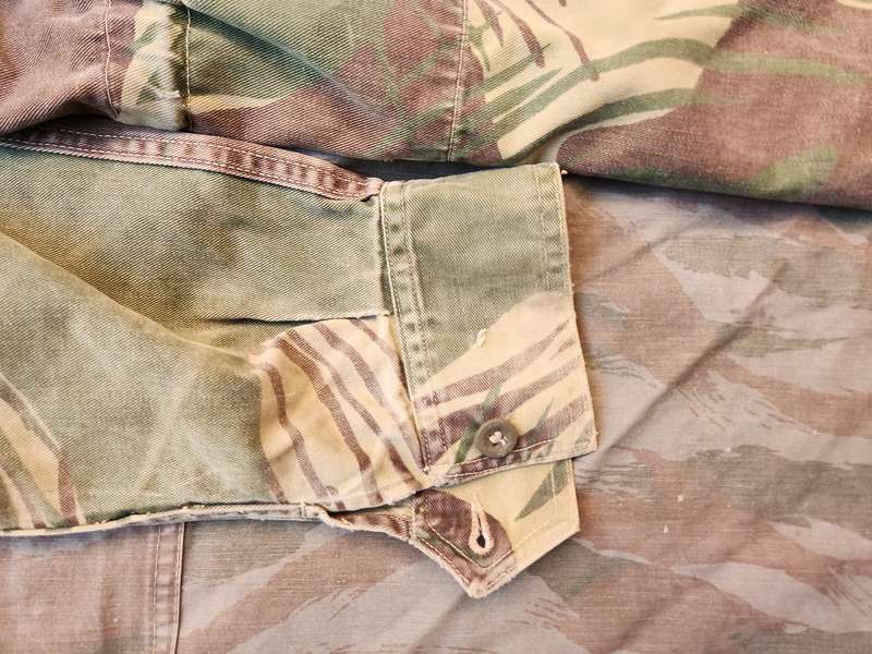 100% original Rhodesian era issue brushstroke camo bush-jacket size X-large and great clean used
