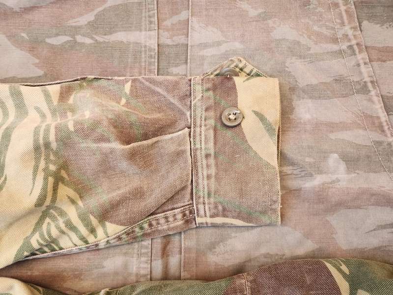 100% original Rhodesian era issue brushstroke camo bush-jacket size X-large and great clean used