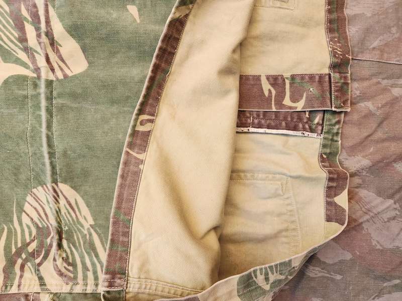 100% original Rhodesian era issue brushstroke camo bush-jacket size X-large and great clean used