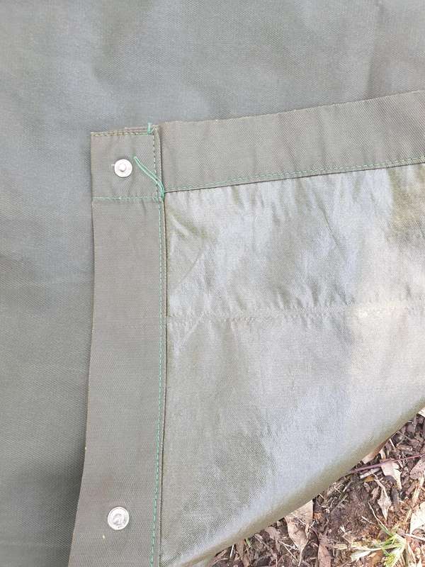 as new & unused Rhodesian era Army issue heavy duty PVC/vinyl olive green poncho very good condition